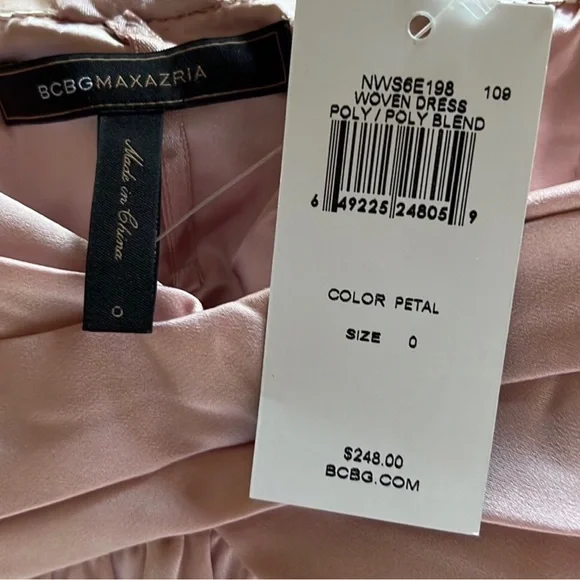 🆕 BCBG Strapless Bow in the Back Cocktail Dress💗 - Picture 7 of 12